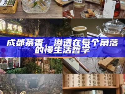成都茶香，渗透在每个角落的慢生活哲学