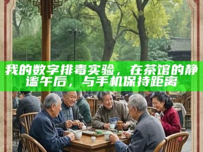 我的数字排毒实验，在茶馆的静谧午后，与手机保持距离