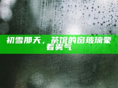 初雪那天，茶馆的窗玻璃蒙着雾气