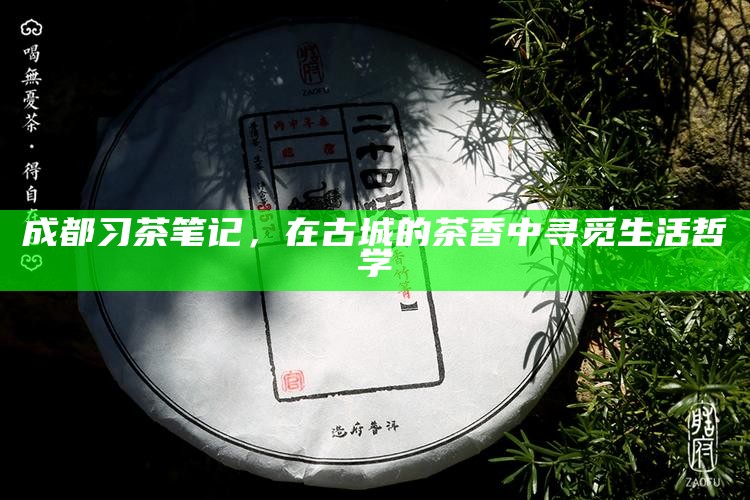 成都习茶笔记，在古城的茶香中寻觅生活哲学